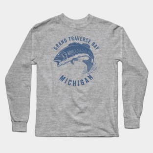 Grand Traverse Bay Michigan Long Sleeve T-Shirt